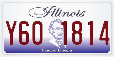 IL license plate Y601814