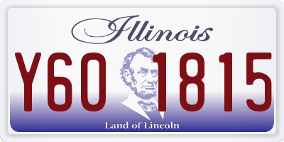 IL license plate Y601815