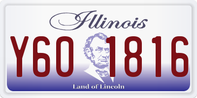 IL license plate Y601816