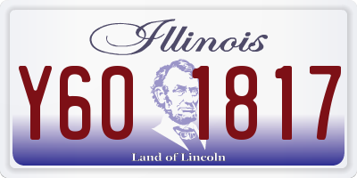 IL license plate Y601817