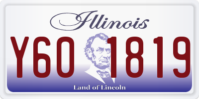 IL license plate Y601819