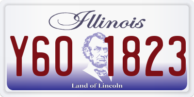 IL license plate Y601823