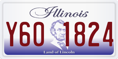 IL license plate Y601824