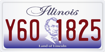 IL license plate Y601825
