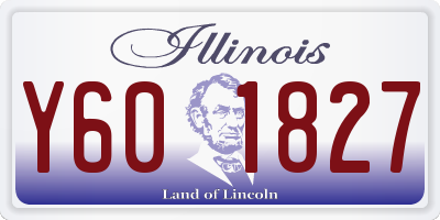 IL license plate Y601827