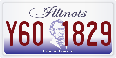 IL license plate Y601829