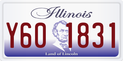 IL license plate Y601831