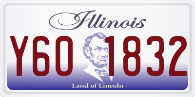 IL license plate Y601832