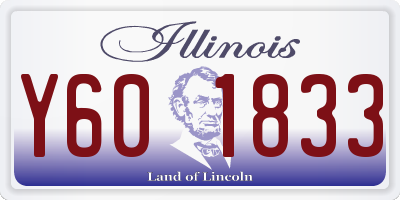 IL license plate Y601833