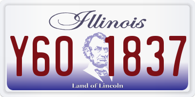 IL license plate Y601837