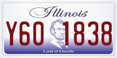 IL license plate Y601838