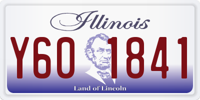 IL license plate Y601841