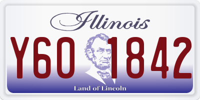 IL license plate Y601842