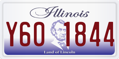 IL license plate Y601844