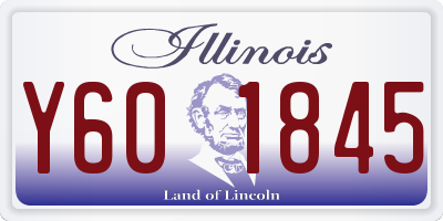 IL license plate Y601845