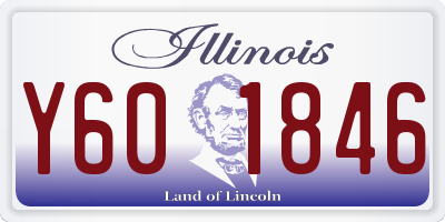 IL license plate Y601846