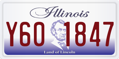IL license plate Y601847