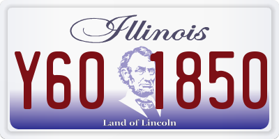 IL license plate Y601850