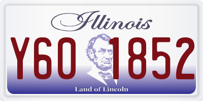 IL license plate Y601852