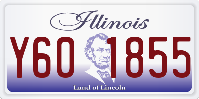 IL license plate Y601855