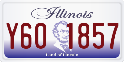 IL license plate Y601857
