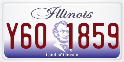 IL license plate Y601859