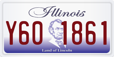 IL license plate Y601861