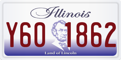 IL license plate Y601862