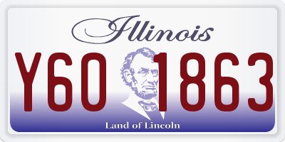 IL license plate Y601863