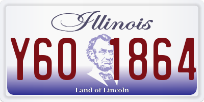 IL license plate Y601864