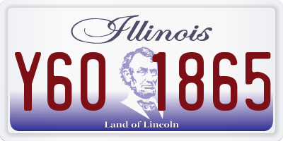 IL license plate Y601865