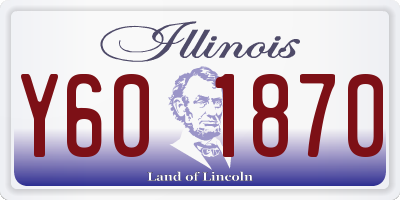 IL license plate Y601870