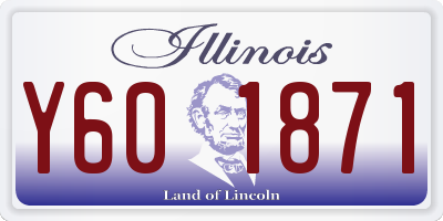 IL license plate Y601871