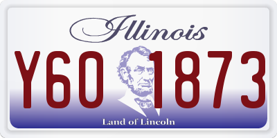IL license plate Y601873
