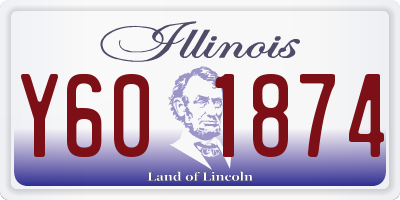 IL license plate Y601874