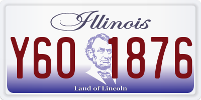 IL license plate Y601876