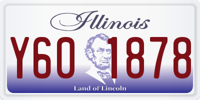 IL license plate Y601878