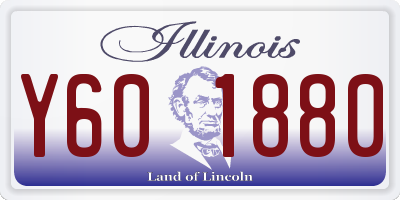 IL license plate Y601880