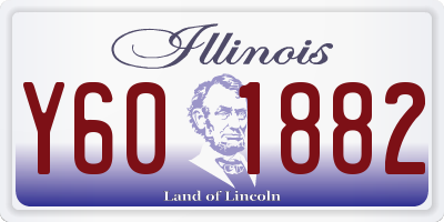 IL license plate Y601882
