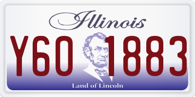 IL license plate Y601883