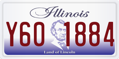 IL license plate Y601884