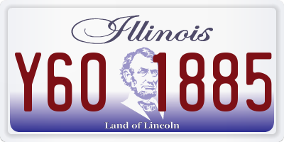 IL license plate Y601885