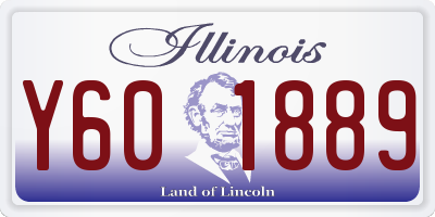 IL license plate Y601889