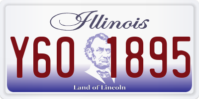 IL license plate Y601895