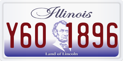 IL license plate Y601896
