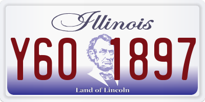 IL license plate Y601897