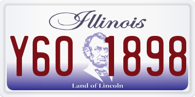 IL license plate Y601898
