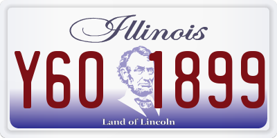 IL license plate Y601899
