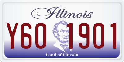 IL license plate Y601901