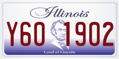IL license plate Y601902